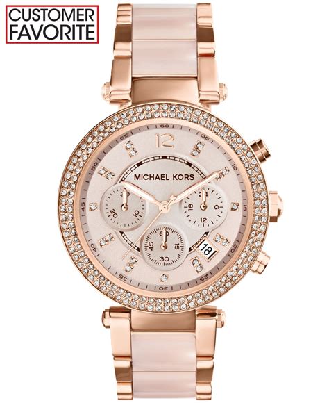 michael kors ladies' parker chronograph watch|Michael Kors Watch mk5896.